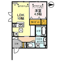 和 1LDKの間取図画像