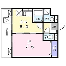 GRANSQUARE 1DKの間取図画像