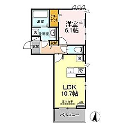 間取図画像 1LDK