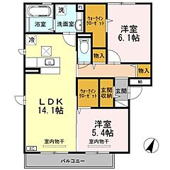 物件の間取り