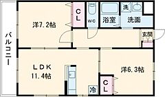 物件の間取り