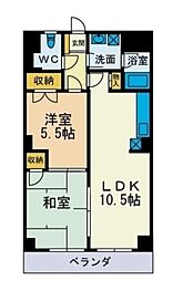 にいやビル 2LDKの間取図画像