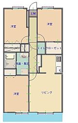 K'scity3 3LDKの間取図画像