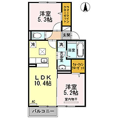 物件の間取り