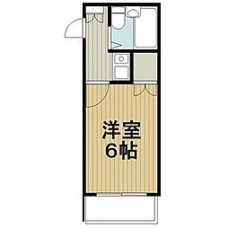 Azur新守山 1Kの間取図画像