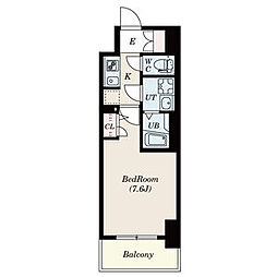 賃料ダウンしました12月中契約開始までAD3 ・FR1　CP中S- 7階1Kの間取り