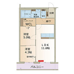 物件の間取り