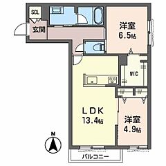物件の間取り