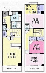 物件の間取り