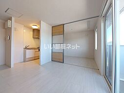 ソレール　ヴィラ II　C棟 202 2階1LDKのリビング/ダイニング