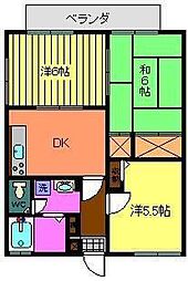間取図画像 3DK