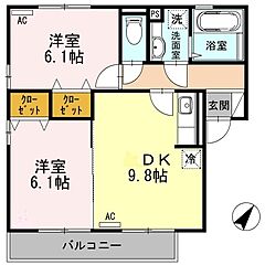 物件の間取り