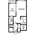 ガーデンテラス4C4階7.4万円