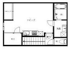 ko-kin.HOUSE IMARIII 2階ワンルームの間取り