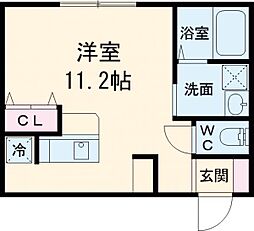 Sustainable3 ワンルームの間取図画像