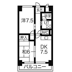 間取図画像 2DK