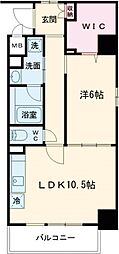 コージーコート 1LDKの間取図画像