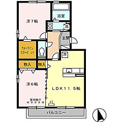 物件の間取り