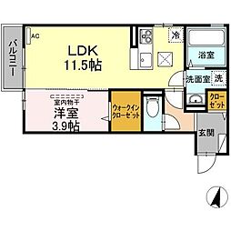間取図画像 1LDK