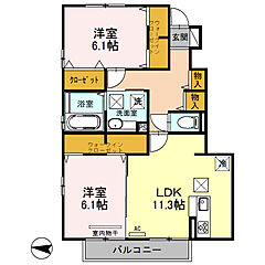 物件の間取り