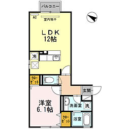 間取図画像 1LDK