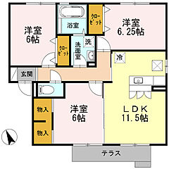 物件の間取り
