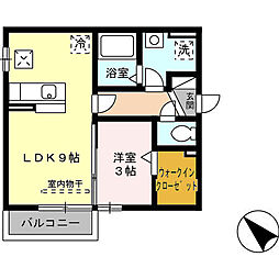 間取図画像 1LDK