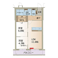物件の間取り