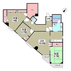 物件の間取り