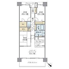 物件の間取り