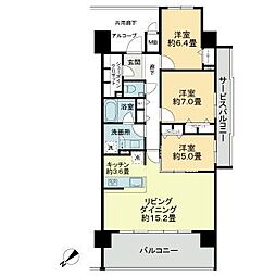間取図画像 3LDK