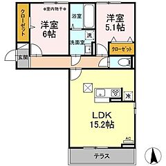 物件の間取り