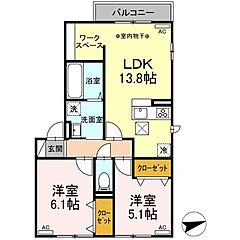 物件の間取り