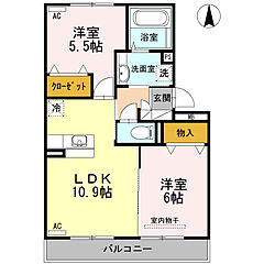 物件の間取り