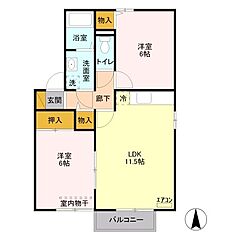 物件の間取り