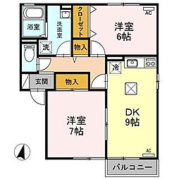 間取図画像 2DK