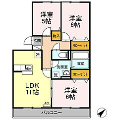 物件の間取り