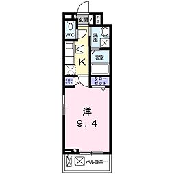 間取図画像 1K