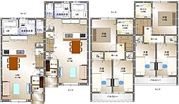 ラゾーナ　府中南 1階3LDKの間取り