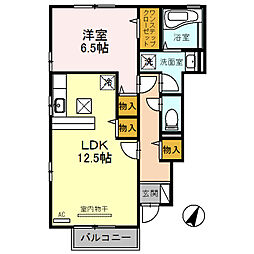 間取図画像 1LDK