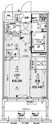 グランフォーレ博多駅東プレミア 1LDKの間取図画像