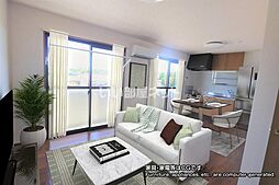 西武新宿線 狭山市駅 バス11分 狭山グリーンハイツ下車 徒歩2分の賃貸アパート 2階2LDKのリビング/ダイニング