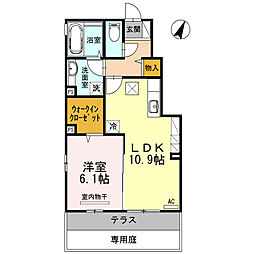 HIT 1LDKの間取図画像