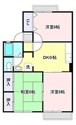 間取図画像 3DK