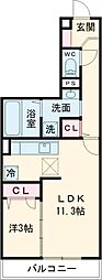 間取図画像 1LDK