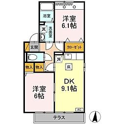 間取図画像 2DK