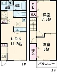 物件の間取り