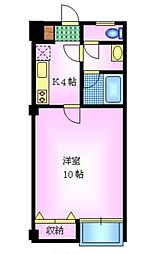 ラ・ビスタ丸の内 1Kの間取図画像