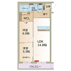 物件の間取り