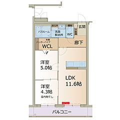 物件の間取り